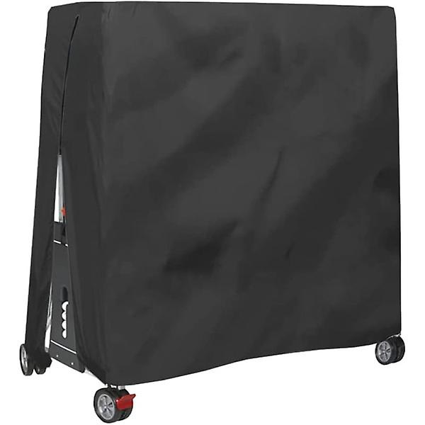 Musta 165x70x185cm vedenpitävä ja pölytiivis ulkopöytätennispöydän suojus