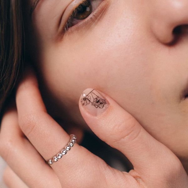 925 Sterling Sølv Anti-Angst Ring til Kvinder og Mænd, Angstlindringsring, Fidget Spinner Ring med Perler (6)