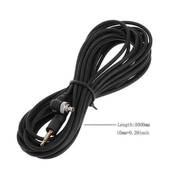 3,5 mm hann til hann blits PC-synkroniseringskabel lysutløser for studiofotografering