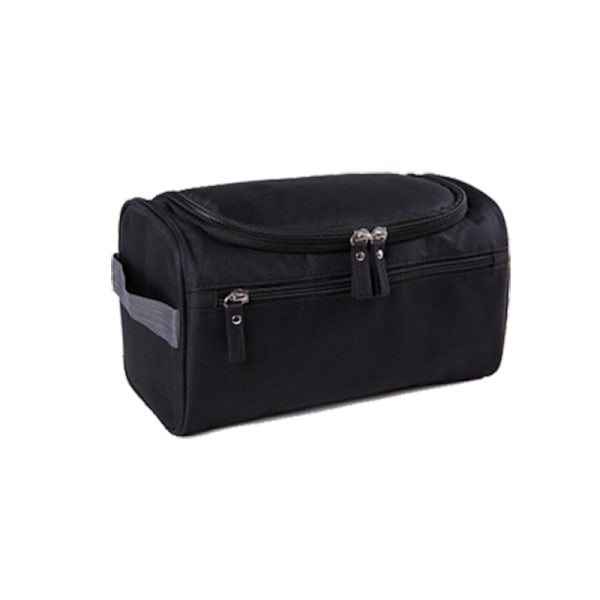 Men's Cosmetic Bag Travel Storage Bag Waterproof Travel Toiletry Bag Business Bag (black)