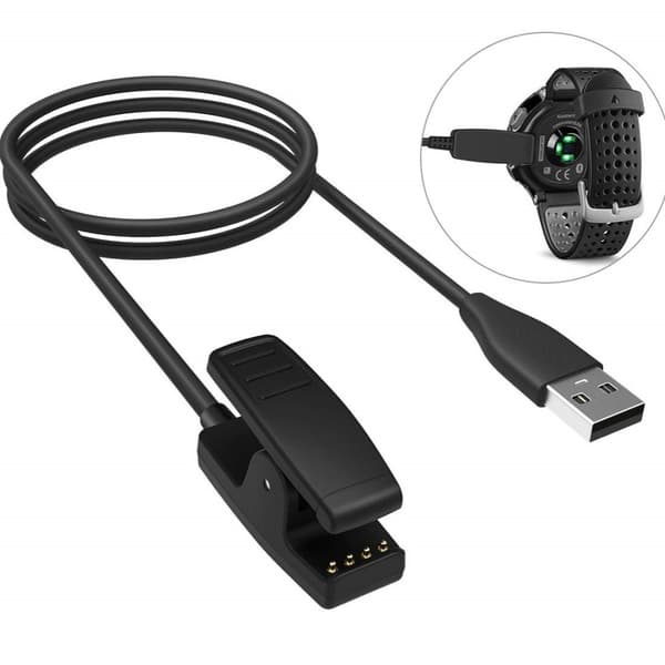 Lader egnet for Garmin Forerunner 235/735XT/630/645/230/Vivomove HR/Approach S20