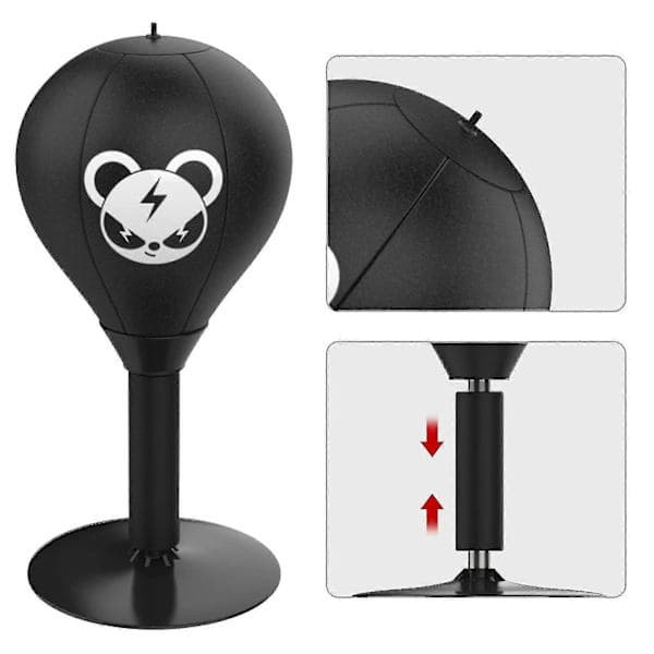 Boxningssäck Stress Buster Skrivbordsboxningssäck med starka sugkoppar Kraftfull stresslindring-yuyu{KPO} Monkey Monkey