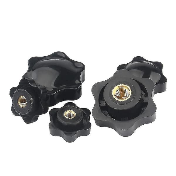 10 stk M5/m6/m8/m10 Innvendig gjenge Sekskantet hode Klemskrue Knott Vingemutter M6 (5 gjennomgående hull + 5 blindhull) M6