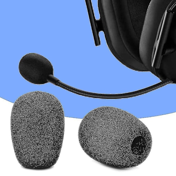 10 stk. Høretelefoner udskiftnings-skum mikrofon dæksel til Razer Blackshark Over hovedtelefoner Mic Cover