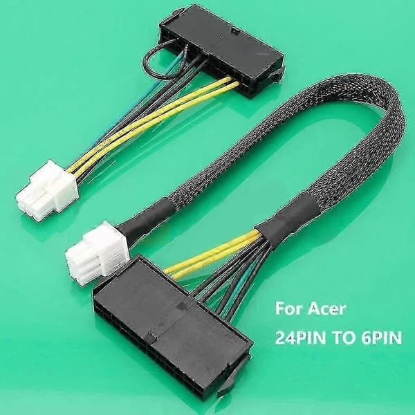 Acer 6-pins hovedkort strømkabel, ATX PSU til hovedkort 6-pins