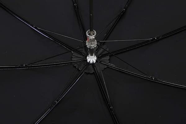 Sammenleggbar UV-parasoll Snø/regn/solparaply Broderi Bryllupsparaply