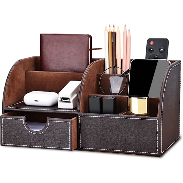 Desk Storage Box Pen Holder Stationery Storage Box Desk Accessories