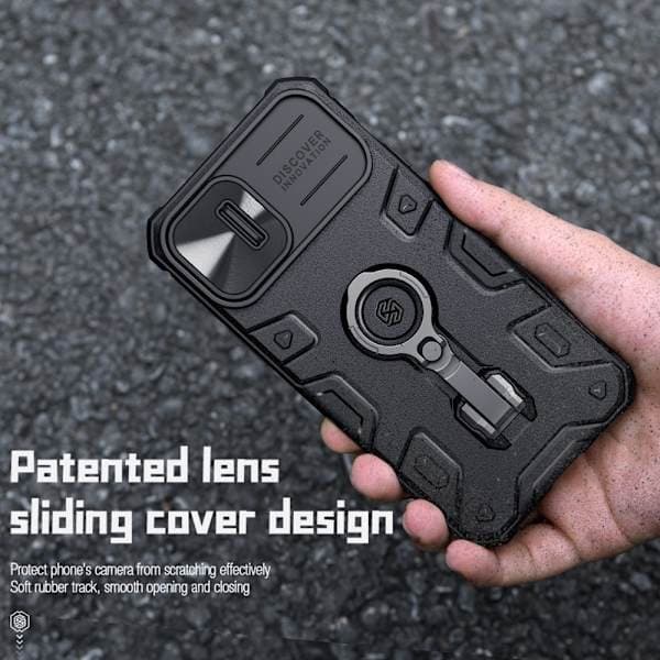 NILLKIN iPhone 14 / 13 Fodral CamShield Armor Pro Svart 141 141