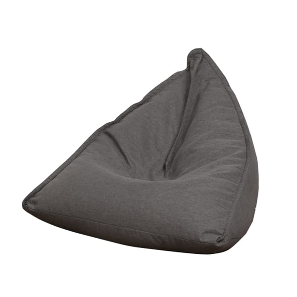 Bean Bag Stol Gosedjur Förvaring Lazy Soffa Stolar Beanbag överdrag Vattentätt Puff Couch Cover för vuxna och barn (mörkgrå, 68*80*65cm)