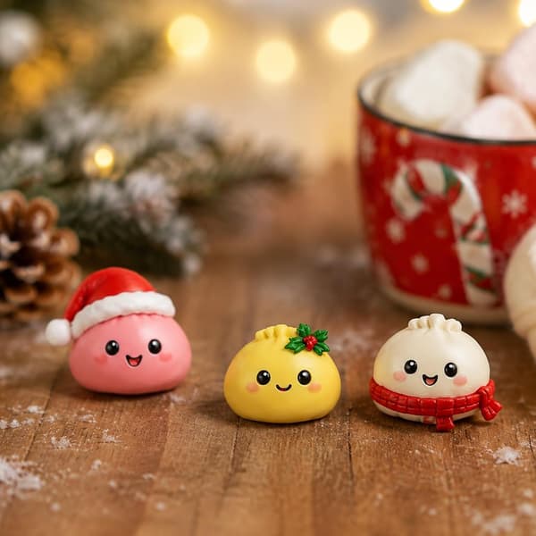 Squishy Julekalender 2026, 24 Minifigurer Nedtælling til Jul