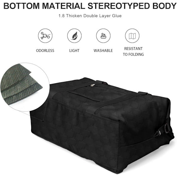 Weekender Duffel Bags til Kvinder og Mænd, Rejsetasker til Fly, Søde Sports Gym Dance Taske Overnatning Bagage Taske med Våd Lomme black