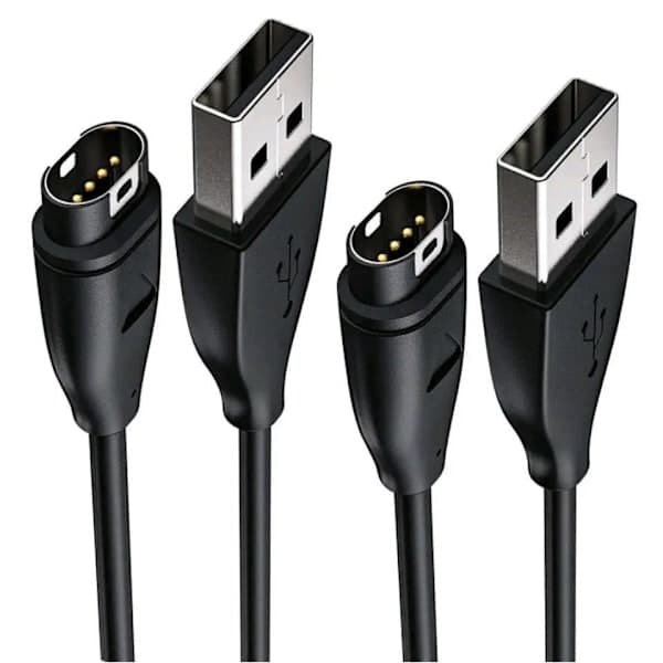 Garmin Klokkelader Hurtiglader Universal 2 Stk Svart 2 Pcs
