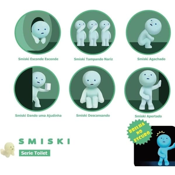 Ekte Smiski Corner Luminous Elf Series Blind Box, Tilfeldig Figur Gave, 1 stk, Samleobjekt Exercise