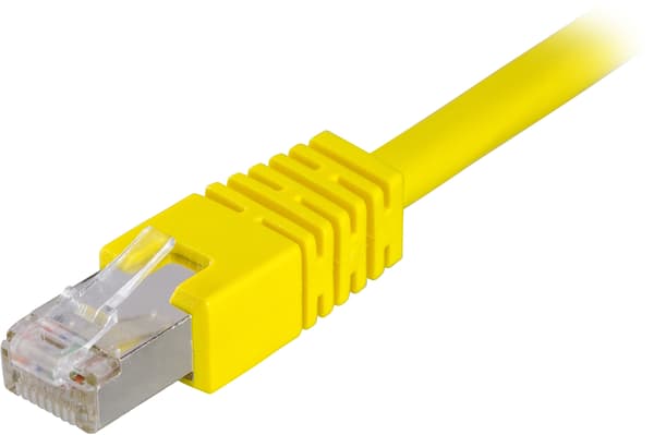F/UTP Cat6-patchkaapeli 2m, keltainen
