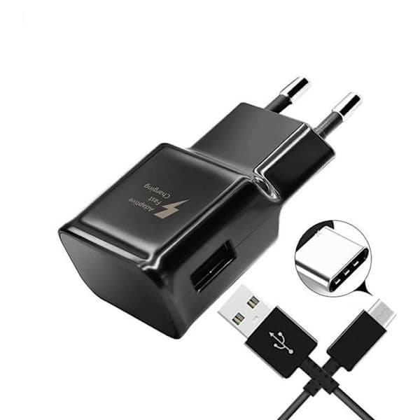 hurtiglader med 1,5 m kabler, kompatibel med Samsung Galaxy og Note Plus