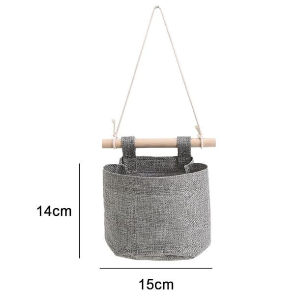 Hengende oppbevaringspose - enkeltpakke (14*15*7CM) - grå