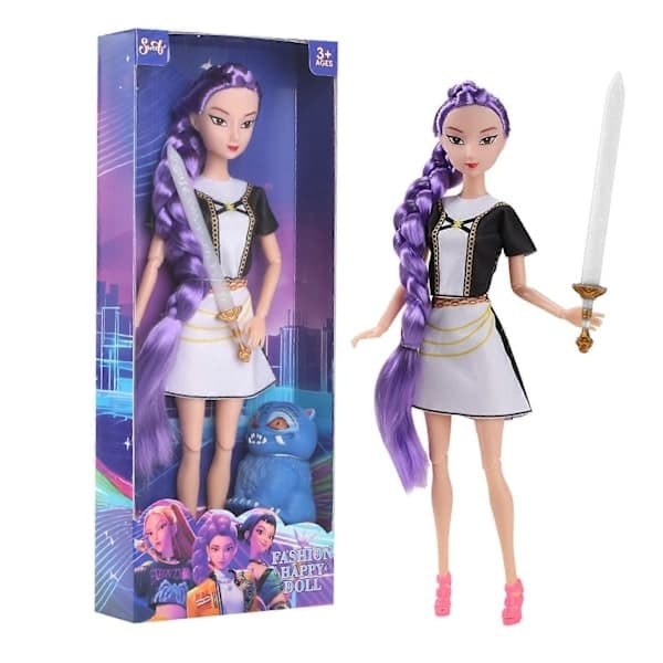 Kpop Demon Hunters Actionfigur, Rumi Anime Dukke Samlerobjekt Legetøjsgave til Fans Rumi