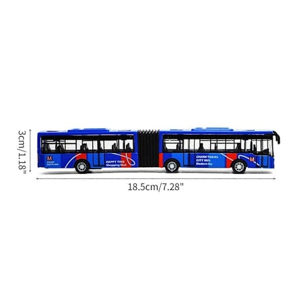 Realistisk bybus træk tilbage legetøj Børn model legetøj brætspil Bedste gave grøn Green