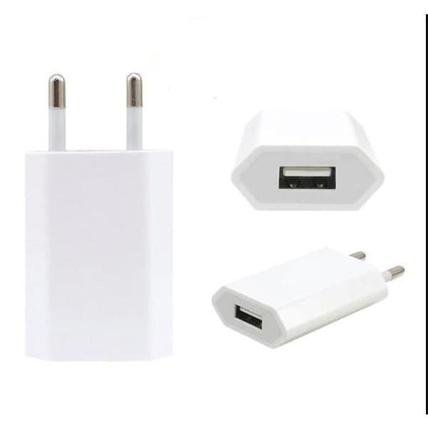Til iPhone USB-oplader til / Samsung 5V / 1A osv. Hvid