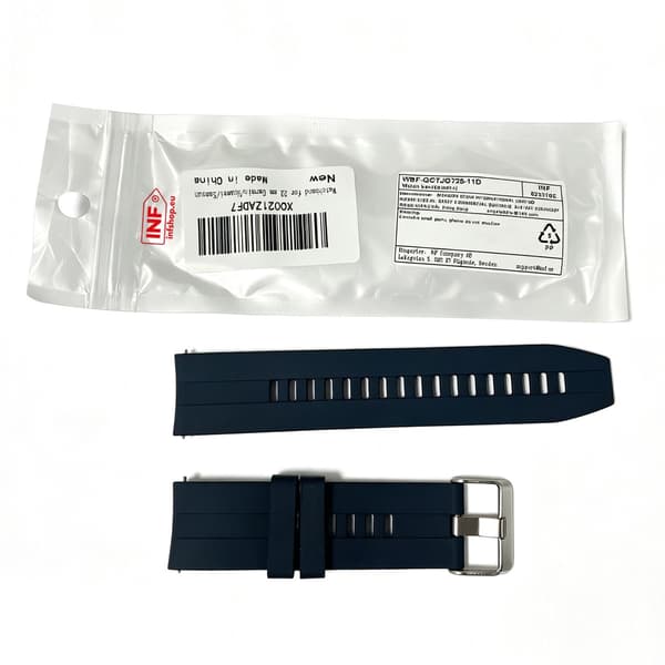 Klockarmband 22 mm Garmin/Huawei/Samsung Galaxy Watch Svart Black