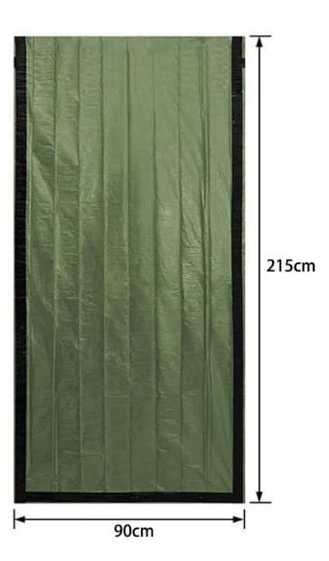 Nødsovepose med fløjte, ultralet vandtæt varmt tæppe til camping, vandreture orange 4pc orange