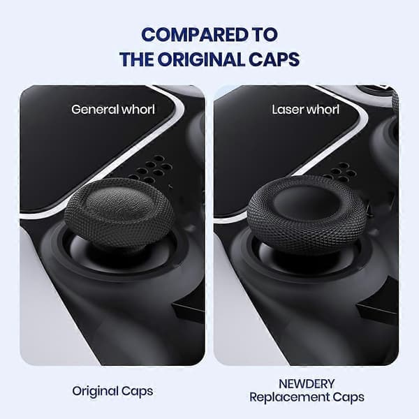 10 st för PlayStation 5 PS5 DualSense Controller Thumbstick 3D Analog Thumb Stick Joystick Caps Grip Speltillbehör