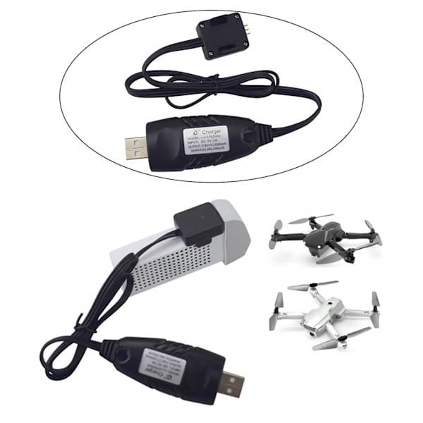 RC Drone USB-oplader Batteriopladningskabel 60cm til X500 X30 Z6 Dele