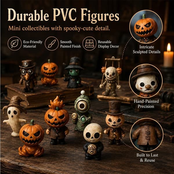 Halloween Nedtællingskalender Blind Boks 31 Nætter Julekalender Mini Figurer 31A
