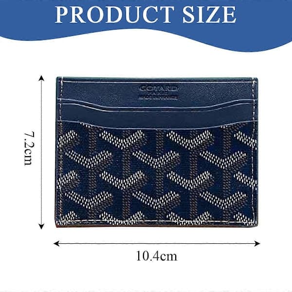 Kortholder i kuskinn Elegant Liten Kortmappe Trendy