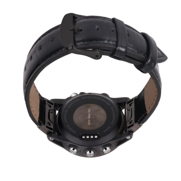 Aito nahkaranneke Garmin Fenix 7X 7S musta 22 mm musta 22 mm Black