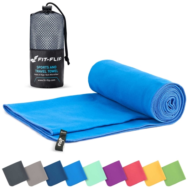 Mikrofiberhåndklæde - mange farver og størrelser - kompakte mikrofiberhåndklæder - sportshåndklædet, rejsehåndklædet, strandhåndklædet og stort mikrofiberbadehåndklæde
