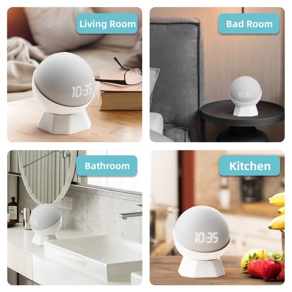 Silikonikotelo Echo Dot 5. sukupolvelle, valkoinen White