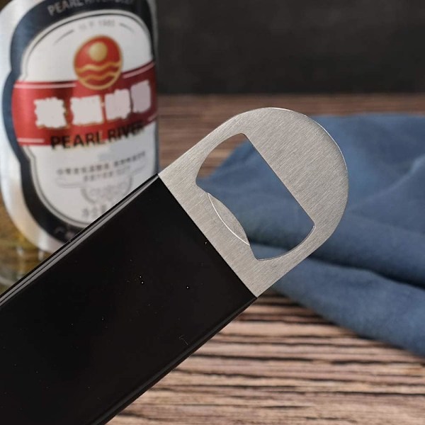 Flaskeåbner, plastik PVC dåseåbner, rustfrit stål ølflaskeåbner