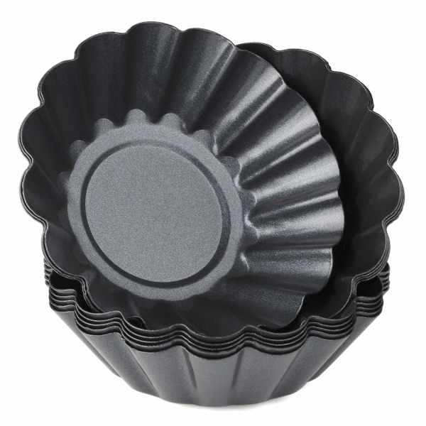 Form med 12 molds av kolstål Större bakverktyg för muffinspanna