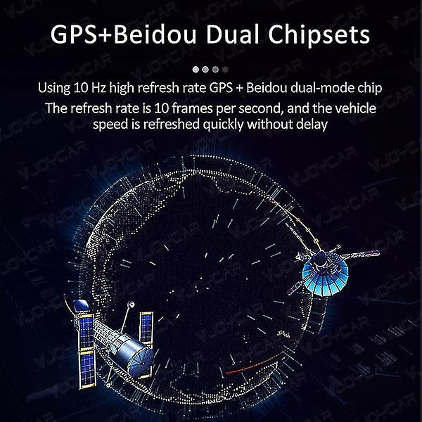 Den nyeste GPS Hud digitale speedometer Plug And Play Alle biler Stor skrift Kmh Mph Biltilbehør null null