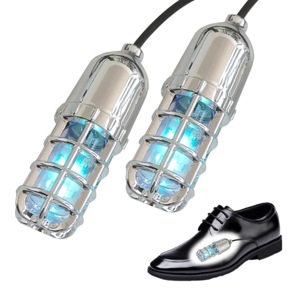 Ultraviolet sko lugt Eliminator-effektivt rene sko Sko deodorant sterilisator, forhindre lugt støvletørrer, tre indstillingstilstande sko opfriskere