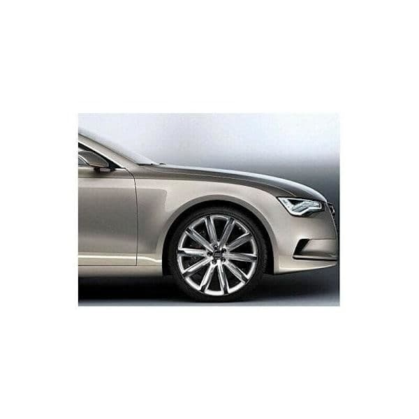 Audi 135 mm navkapsler, sæt med 4, sølv - model 4F0601165N