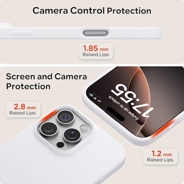 Flydende silikonecover til iPhone 16 Pro, stødsikkert blødt telefoncover, fuld beskyttelse, Titanium Sand Titanium Sand iPhone 16 Pro Titanium Sand iPhone 16 Pro Titanium Sand
