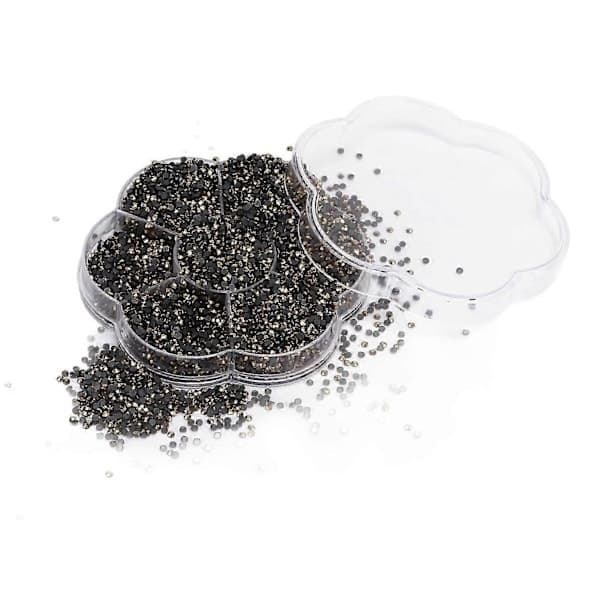 Rhinestones Runde Glas Dekorative Sten til DIY Smykker Håndværk og Tasker