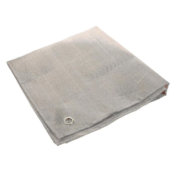 TTMA Tältkaminmatta Brandsäker Campingtillbehör Beige 60X60X0.2cm Värmeisolering 1-pack