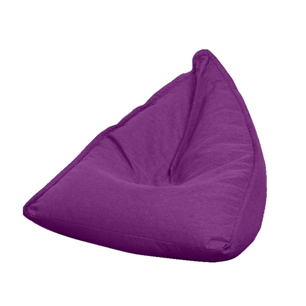 Bean Bag Chair Förvaring av gosedjur för lat soffa Stolar Beanbag överdrag Vattentätt Puff Couch Cover för vuxna och barn (lila, 68*80*65cm)