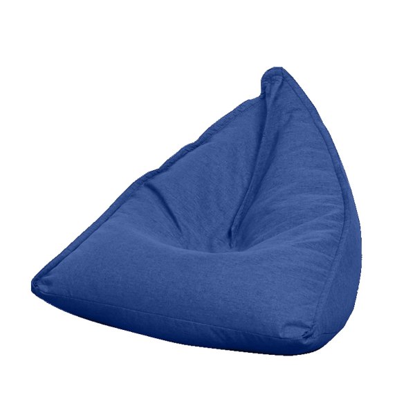 Bean Bag Tuoli Täytetyt Eläimet Säilytys Lazy Sohva Tuolit Beanbag Päälliset Vedenpitävä Puff Couch Cover (Dark Bule, 68*80*65cm)