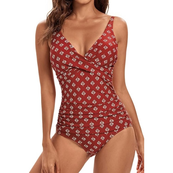 Dames Monokini Mavekontrol Slankning Badetøj Plus Size Badetøj Mavekontrol S