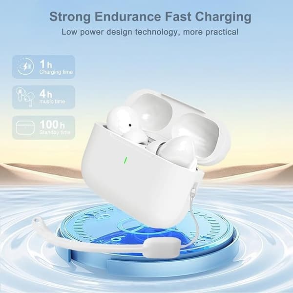 Trådløse hovedtelefoner Bluetooth 5.0, støjreducerende in-ear hovedtelefoner med 3D-stereo, dyb bas sportshovedtelefoner til Android Samsung iPhone