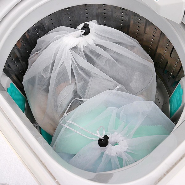 Tvättnät, tvättpåse 30 x 40 cm, tvättpåse för tvättmaskin för tröjor, skjortor, underkläder, strumpor, organizer för smutstvätt