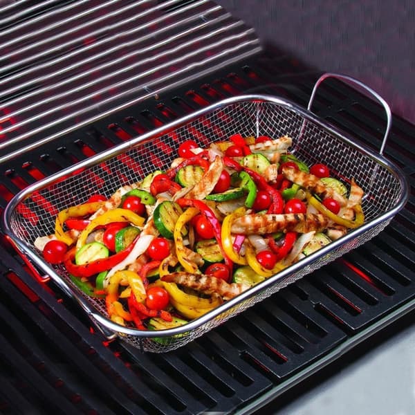 Stegepande Grill Stegerist Net Stegekurv Madbakke Grillkurv