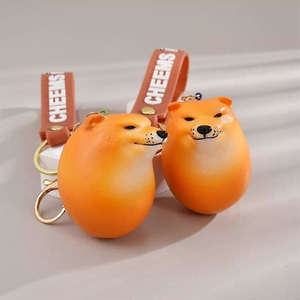Squishy Leksak Shibako Hundägg, Shipapa Ägg Squishy Leksak Nyckelring