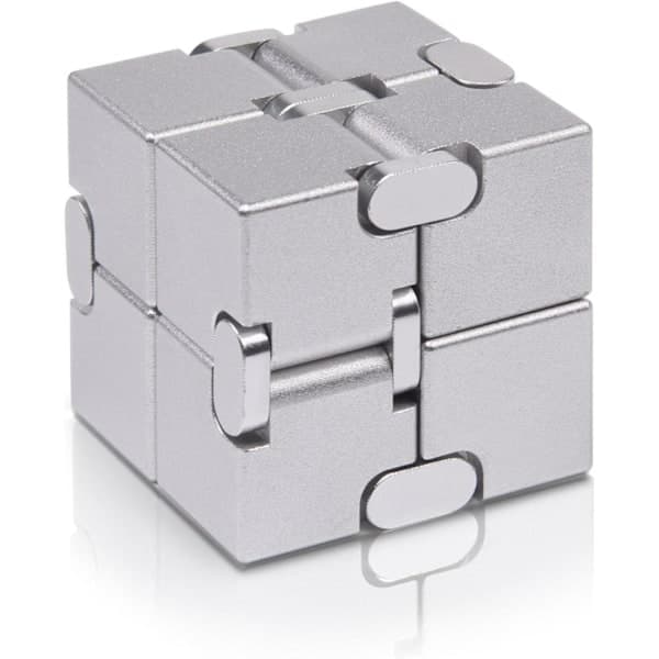 Fidget Cube Ny Version Fidget Fingerleksaker - Metall Infinity Cube för Stress- och Ångestlindring/ADHD, Ultra Hållbara Sensoriska Gåvor