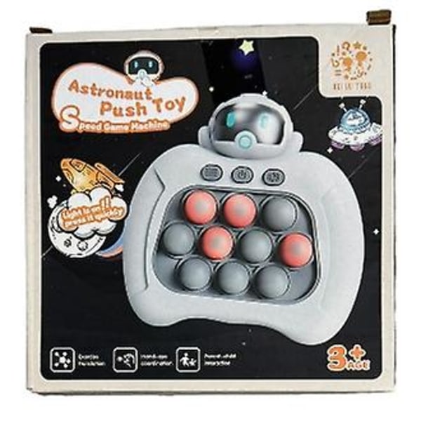 Astronautti Pop It -peli - Pop It Pro Light Up -peli Nopea Push Fidg