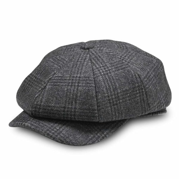 Peaked cap herre flat cap, sommer/vinter justerbar størrelse